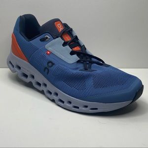 GUC Men’s On Running Next-Gen Cloudstratus, Blue and Orange, size 9.5